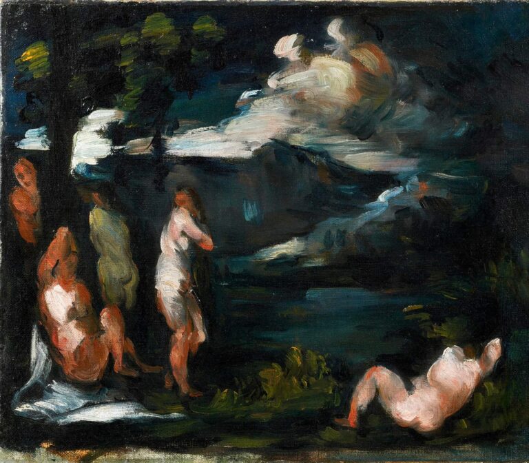 Les Baigneuses devant la montagne Sainte-Victoire